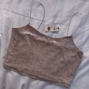 Champagne tank top